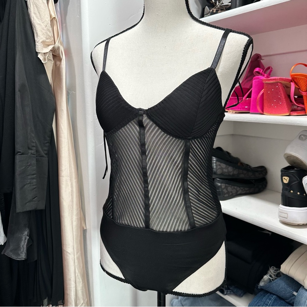 Guess Black Bodysuit Size M
